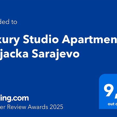 Luxury Studio Apartment Miljacka Sarajevo Saraievo Exterior foto
